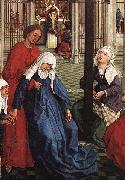 Rogier van der Weyden Seven Sacraments Altarpiece oil painting artist